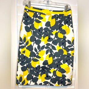 Boden Lemon Skirt